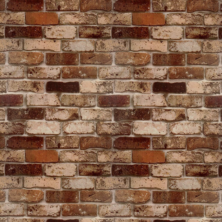 Williston Hamidou Peel & Stick Brick Wallpaper Wayfair